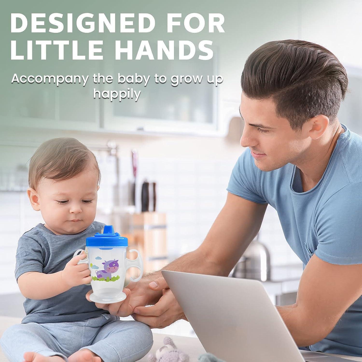Limitless Children’s Handle Cup Trainer, Easy-Grip Toddler Cup for Independent Drinking, Trainer Cup for Child Drinking Water, Suitable for Outdoor and Indoor